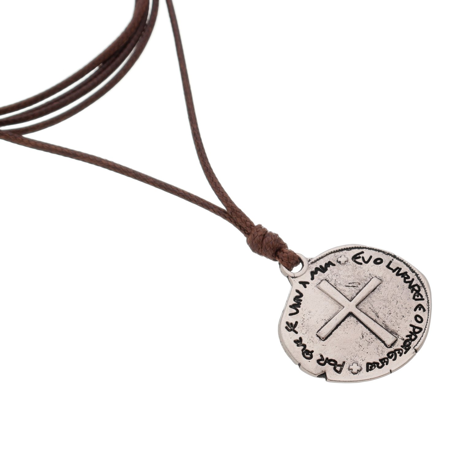 Cordão Medalha das duas Cruzes - níquel pintado