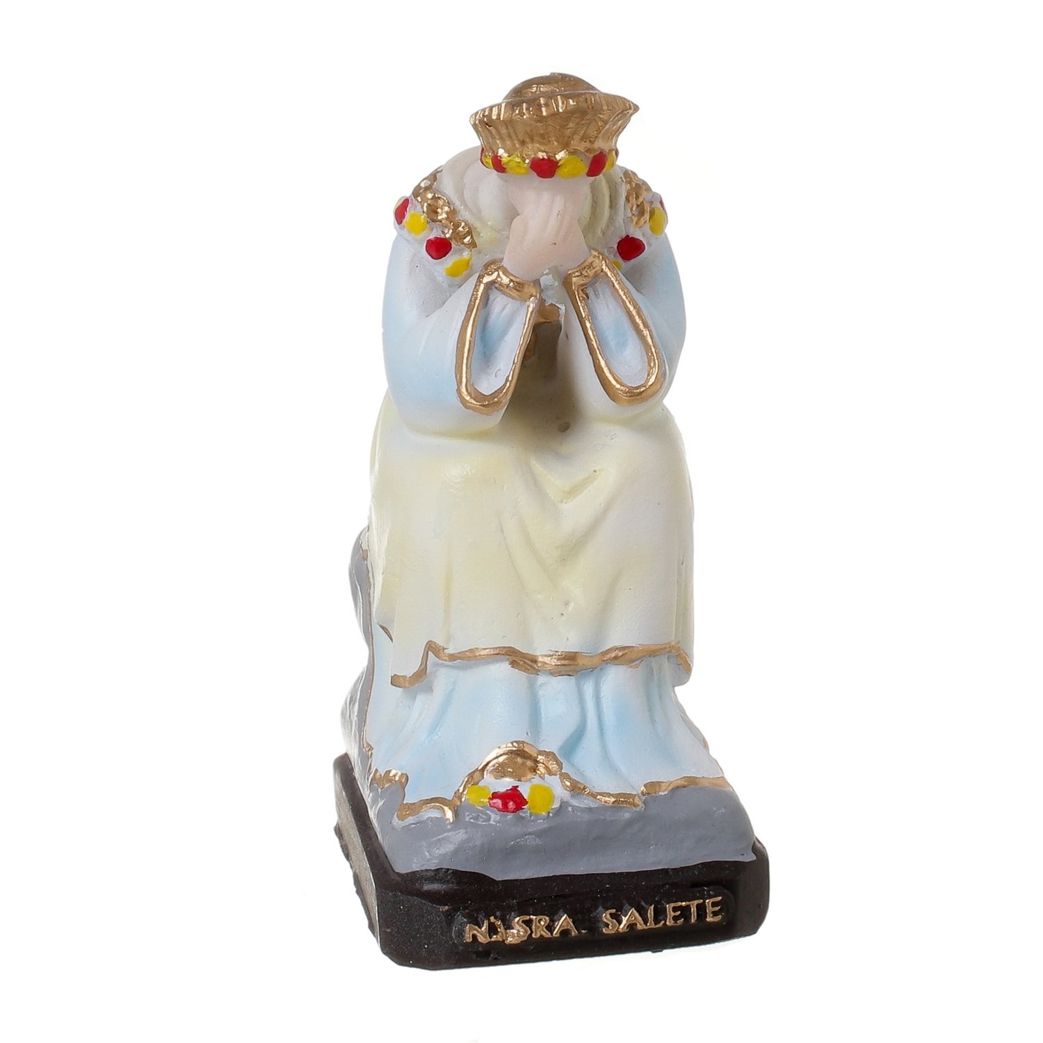 Imagem de Nossa Senhora de La Salette Chorando em Resina - 11cm Imagem de Nossa Senhora de La Salette Chorando em Resina - 11cm