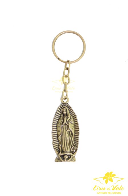 Chaveiro Nossa Senhora de Guadalupe - Ouro velho
