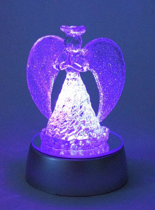 Anjo da Guarda com Luz - Rosa