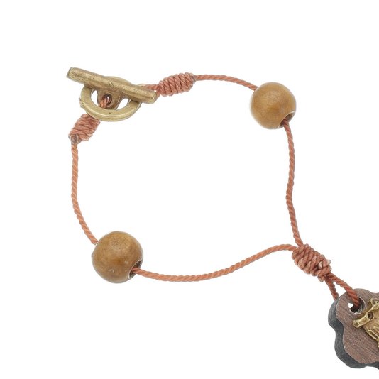 Adorno para Carro Crucifixo - Marrom