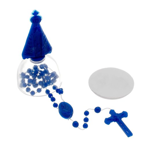 Altar de Nossa Senhora Aparecida com Terço - Azul