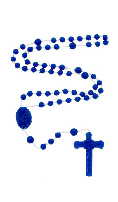 Altar de Nossa Senhora Aparecida com Terço - Azul