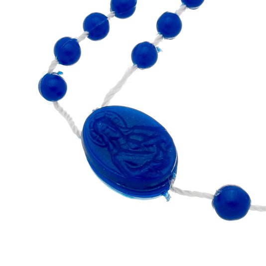 Altar de Nossa Senhora Aparecida com Terço - Azul