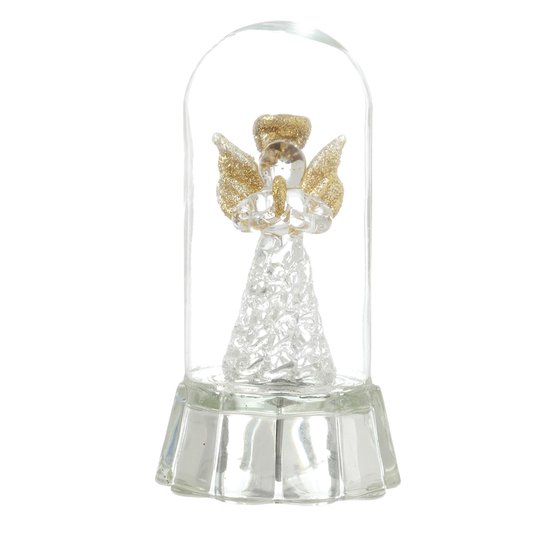Anjo da Guarda com luz de led - Dourado