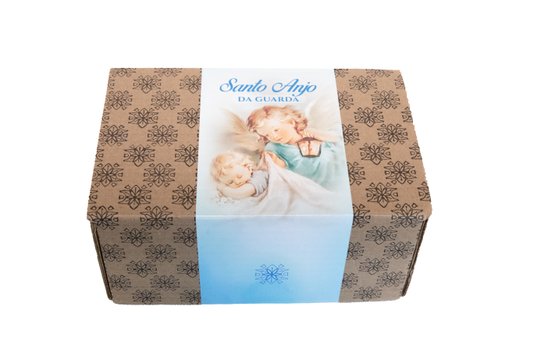 Box de Orações do Santo Anjo da Guarda Na Cor Azul - Infantil