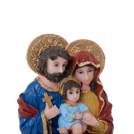 Busto da Sagrada Família em Resina - 9cm