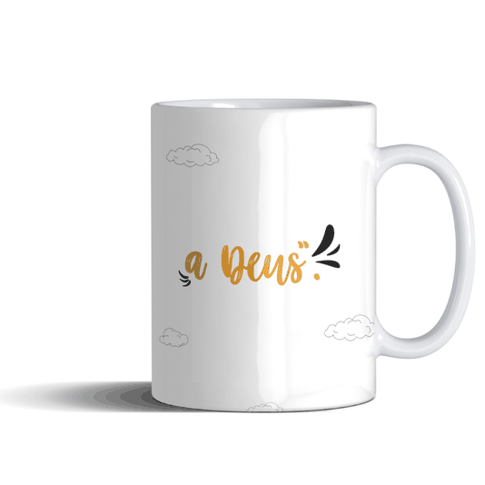 Caneca Frases - "Todas As Coisas Concorrem para O Bem" - em Porcelana