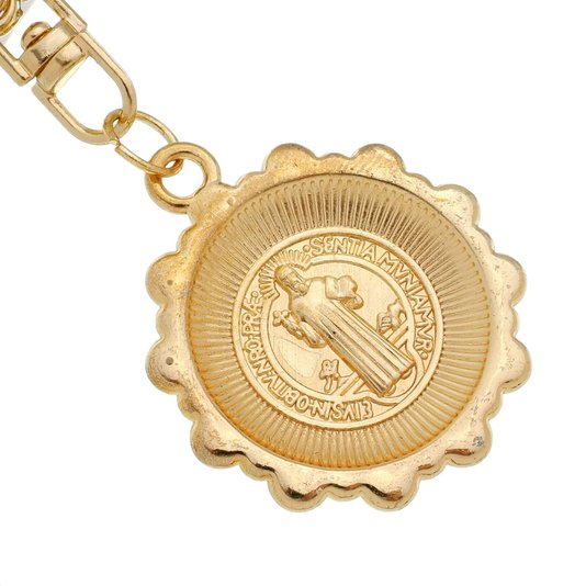 Chaveiro de São Bento com Strass