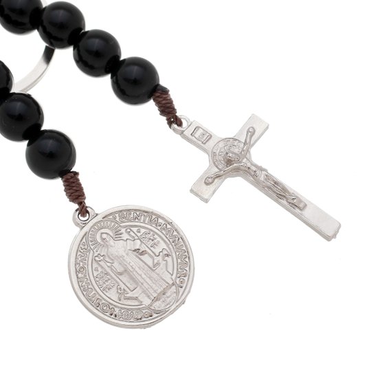 Chaveiro Dezena de São Bento com Crucifixo