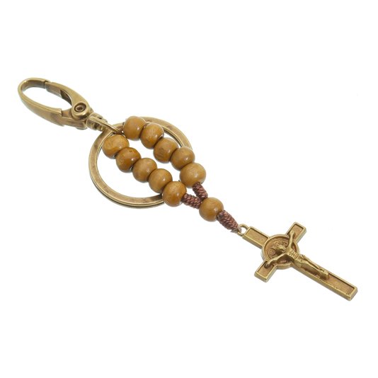 Chaveiro Dezena com Mosquete - Ouro Velho