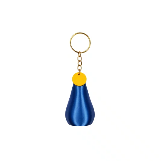 Chaveiro Nossa Senhora Aparecida 3d com Argola Dourada