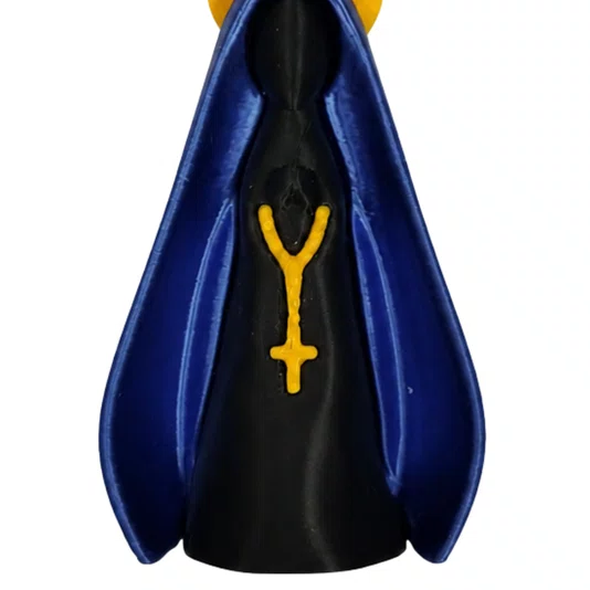 Chaveiro Nossa Senhora Aparecida 3d com Argola Dourada