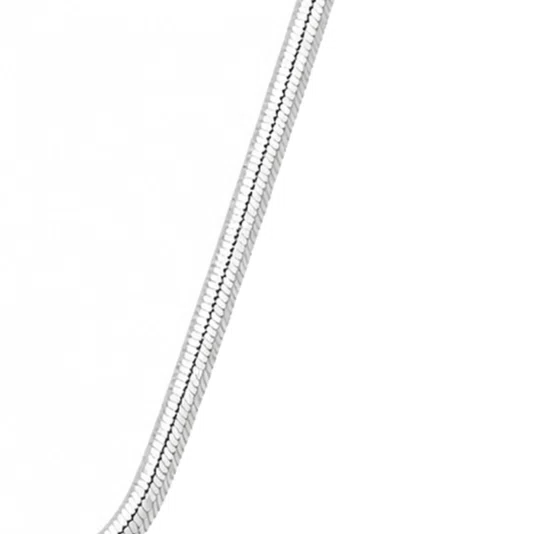 Colar Nossa Senhora Das Graças Corrente Laminada Fina em Inox Prateado
