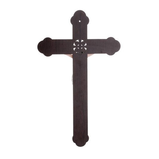 Crucifixo de Parede com Cristo em Resina - 27cm