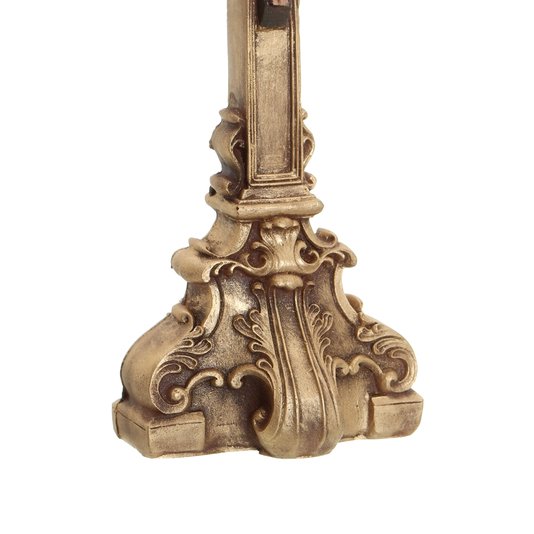 Crucifixo em Resina com Medalha de São Bento - 30cm