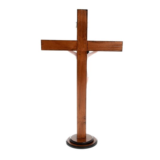 Crucifixo para Mesa com Cristo em Resina - 52cm