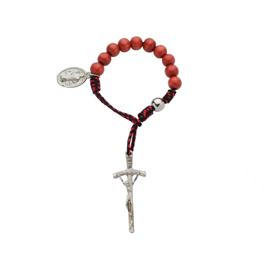 Dezena de Pulso Medalha de São Bento Vermelho Militar 10mm