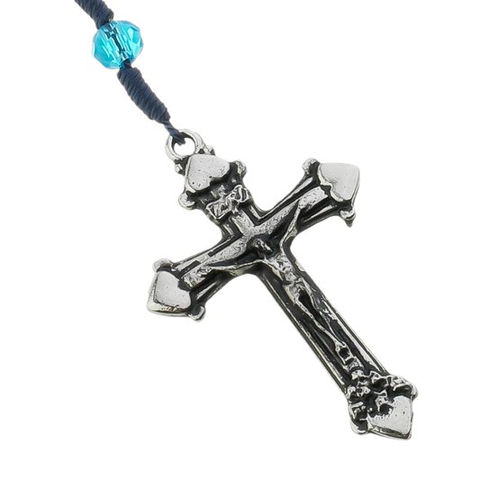 Kit Dezena de Carro de Nossa Senhora Aparecida em Cristal Azul - 2Un
