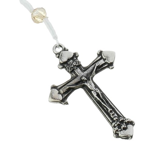 Dezena de Carro de Nossa Senhora Aparecida em Cristal Caramelo - 2un