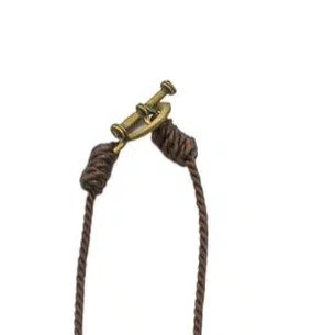 Dezena para Carro São Miguel Madeira Marrom Claro 10mm e Cruz
