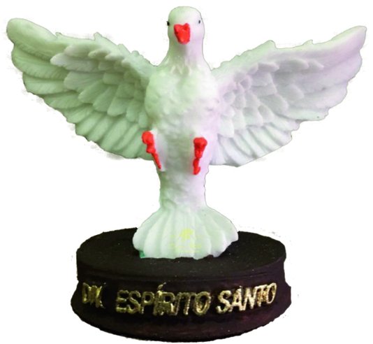 Divino Espírito Santo em Resina com Pedestal - 07cm