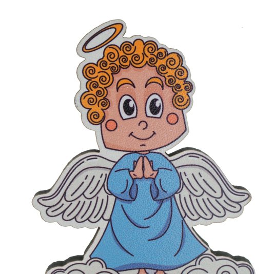 Enfeite Anjo da Guarda Azul Infantil