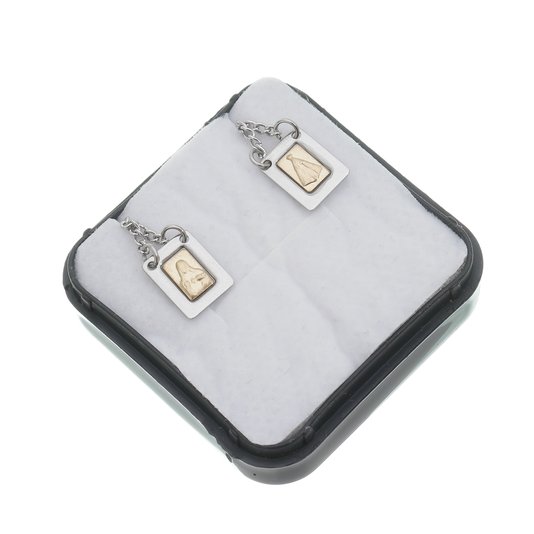 Escapulário de Nossa Senhora Aparecida Mini em Inox - Dourado