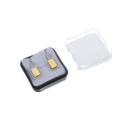 Escapulário de Nossa Senhora do Carmo Prata e Dourado - Inox