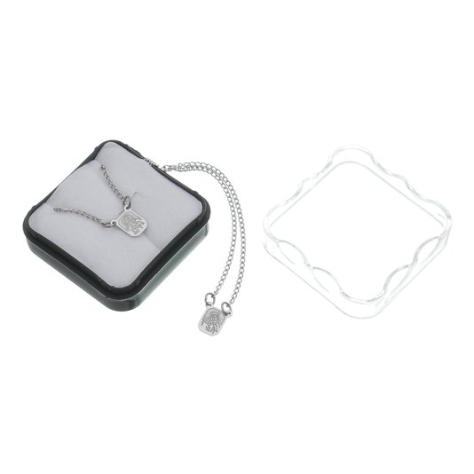 Escapulário de Nossa Senhora do Carmo com Medalhas Mini - Inox