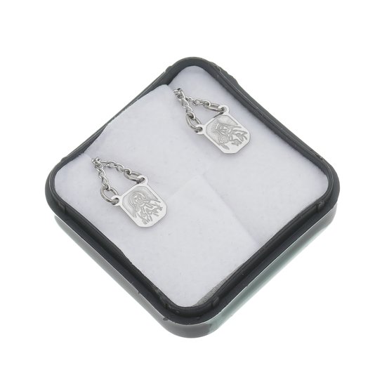 Escapulário de Nossa Senhora do Carmo com Medalhas Mini - Inox