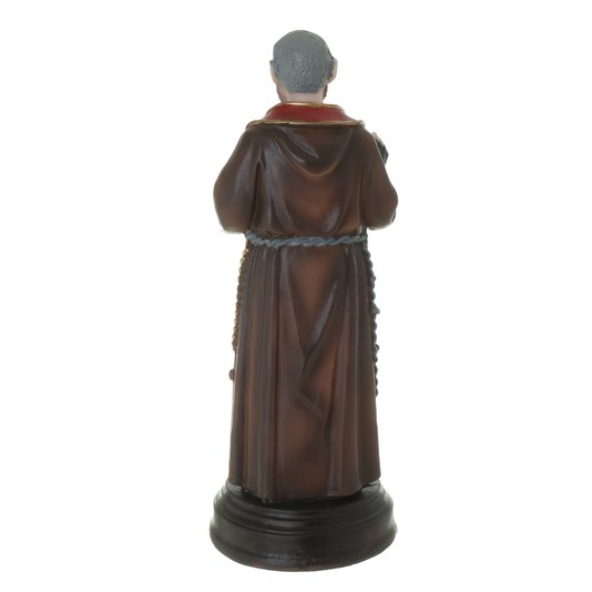 Imagem de Padre Pio em Resina - 20cm