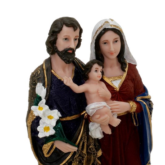 Imagem da Sagrada Família Resina - 21cm