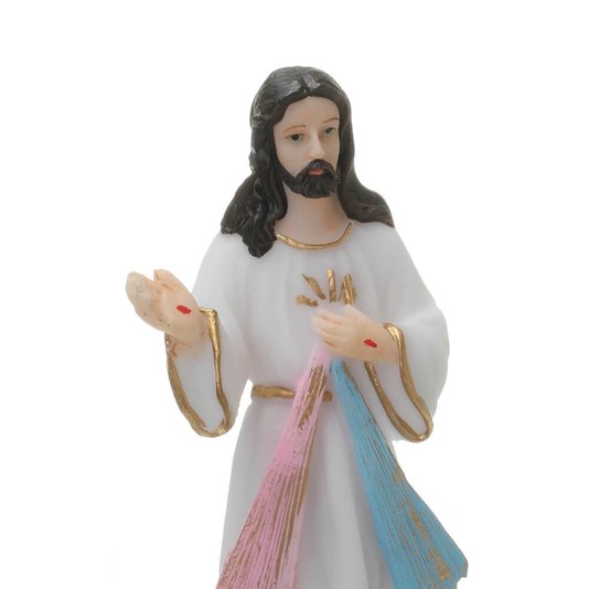Imagem de Jesus Misericordioso em Resina - 14cm