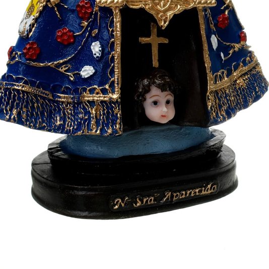 Imagem de Nossa Senhora Aparecida Bandeira em Resina - 20cm