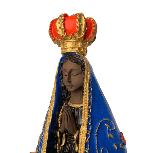 Imagem de Nossa Senhora Aparecida em Resina Colorida - 36cm