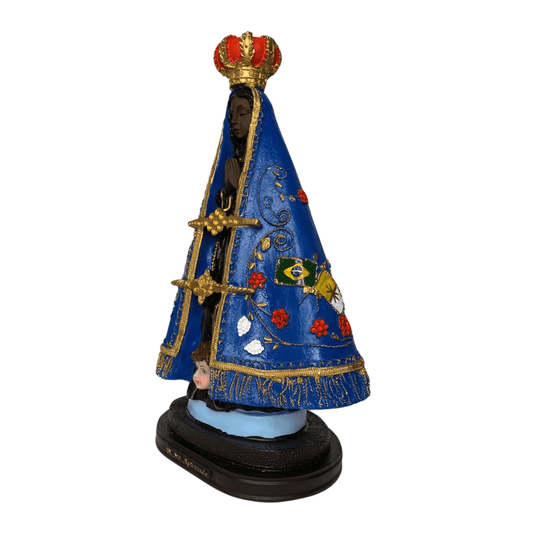 Imagem de Nossa Senhora Aparecida em Resina Colorida - 36cm