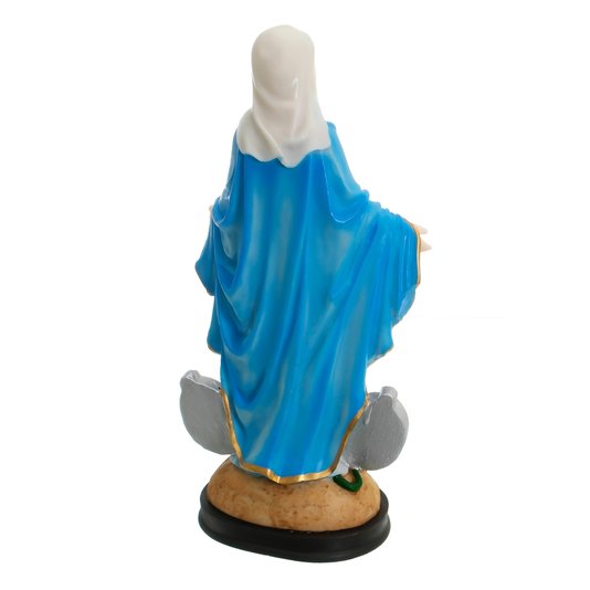 Imagem de Nossa Senhora Das Graças com Medalha em Resina - 30cm