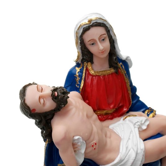Imagem de Nossa Senhora da Piedade em resina - 21cm