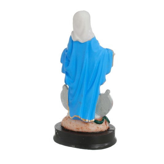 Imagem de Nossa Senhora Das Graças com Medalha em Resina - 13,5cm
