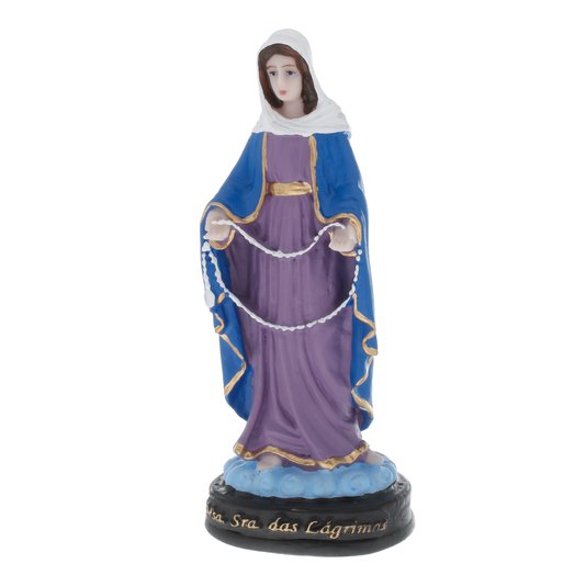 Imagem de Nossa Senhora Das Lágrimas - Resina - 15cm