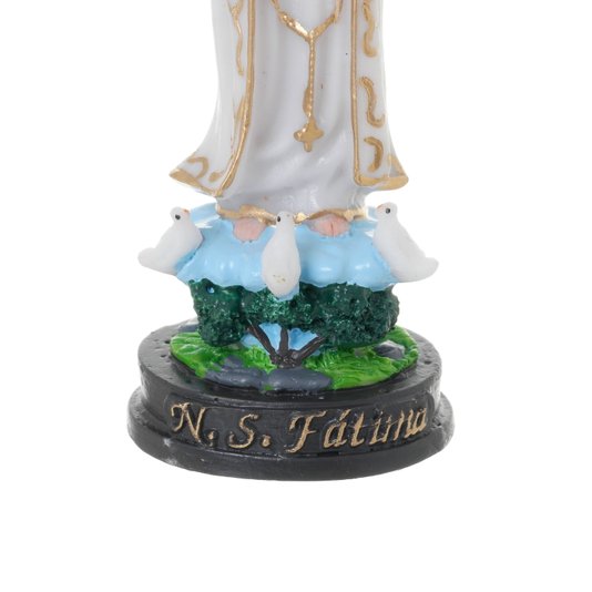 Imagem de Nossa Senhora de Fátima em Resina - 13cm