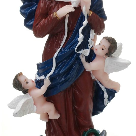Imagem de Nossa Senhora Desatadora de Nós em Resina - 15cm