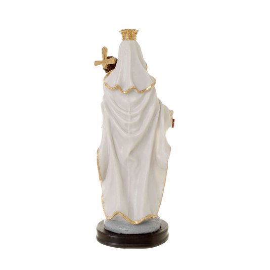Imagem de Nossa Senhora do Carmo em Resina Colorida - 31,5cm