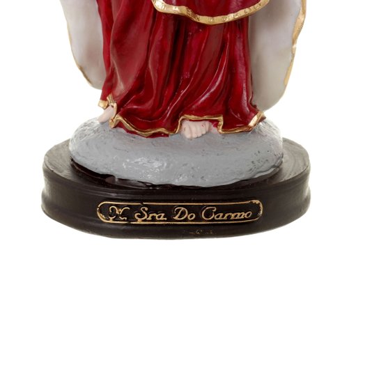 Imagem de Nossa Senhora do Carmo em Resina Colorida - 31,5cm
