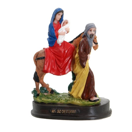Imagem de Nossa Senhora do Desterro em resina - 10,5cm