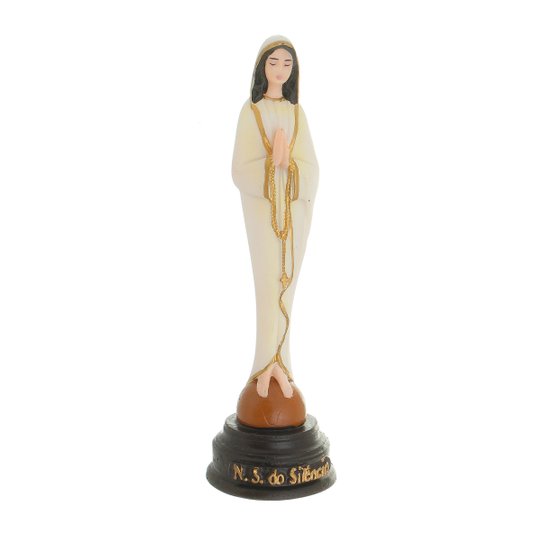 Imagem de Nossa Senhora do Silêncio em resina - 14cm