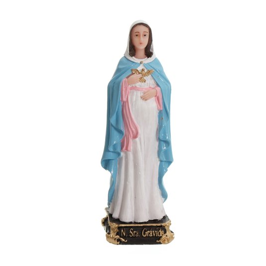 Imagem de Nossa Senhora Grávida em resina - 21cm