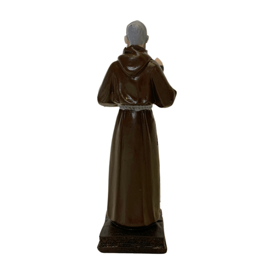 Imagem de Padre Pio em Resina - 11cm
