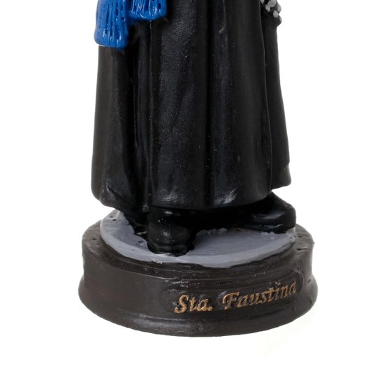 Imagem de Santa Faustina em Resina - 13,5cm